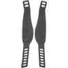 BESTOMZ Cinghie per Pedali Cyclette Regolabili in Gomma Nero | Ricambio per Esercizio e Fitness, Resistente All'usura, Chiusura a Zip, per Pedali Cyclette
