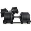 Generico Manubrio Regolabile Horizon 5-36 kg - Pesi con Incrementi da 1 kg a Scatto e Selettore Rotante - Dumbbell Professionale per Home Gym e Bodybuilding - pesi regolabili - Dumbbells regolabili (2x36kg)