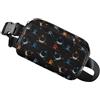 Generic da donna con cinturino regolabile e tasca riflettente, D, | Marsupio unisex con cerniera, per cellulare, escursionismo, casual, con chiavi, viaggi, ciclismo