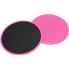 Chiyyak Slider per Esercizi per un Allenamento Efficace del Compatto e Portatile per Uso Domestico e in Palestra Diametro 17,8 Cm 2 unità (Rosa)