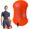 Genérico Borsa galleggiante per nuotatori, borsa da nuoto fluorescente di alta | Pull boa per acque aperte, attrezzatura per triathlon, nuoto all'aperto, corsa, kayak, snorkeling