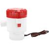 Domary Pompa Acqua di Sentina 12 V 3700 GPH, Girante Semiaperta con | Albero in Acciaio Inossidabile, Protezione Anti-blocco Dell'aria, Tecnopolimeri di Alta qualità, Funzionamento Silenzioso,