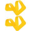 SUPVOX 2 Pezzi Toppa per Box Pinna Paddleboard e Surfboard, Gialla in PVC | Montaggio Preciso, Installazione Semplice, per Barca e Spiaggia, Prolunga la Durata Dell'accessorio