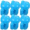 Toyvian 6 Pezzi Copertura per Tubo Trampolino Blu in PP per Pali Superiori | Montaggio senza Attrezzi, Fissa la Rete di Sicurezza, per Manutenzione Domestica e Riparazioni Rapide