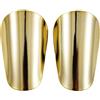 Generic 1 paio di mini parastinchi da calcio per giovani adulti (oro S)