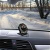 Vibsky Auto per bussola con quadrante trasparente, puntatore di direzione affidabile, montaggio su cruscotto, in ABS leggero, da viaggio per Essential, nero