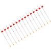 Generic Mini Winter Ice Fishing Rod Tips, Durable ABS 15pcs | Leggero, flessibile, per fiume, bacino idrico, facile da trasportare
