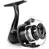 Ashconfish KF - Mulinello da pesca a spinning, con telaio in fibra di vetro, 7+1BB, rapporto di trasmissione 5,2:1, 2 linee, stile tazza, per mulinelli da pesca in acqua dolce e salata