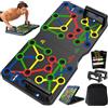 AERLANG Solid Push Up Board, Set da Allenamento Portatile 30-in-2, Supporti Pieghevoli Multifunzione per Piegamenti, Barra Push-Up Brucia Grassi per Allenamento a Casa, Attrezzo Petto Uomo e Donna
