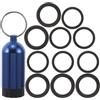 Gatuida 1 Set Mini Portachiavi per bombola da Immersione, Kit O-Ring per | Assortimento di portachiavi con anello per subacquei, ideali come regalo per snorkelisti e appassionati dell'oceano,