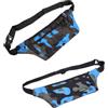 NEXAVKPR Marsupio da uomo con tracolla regolabile, Blu, Bellezza di massa | Borsa a tracolla casual da uomo con marsupio da cintura, marsupio per viaggi, denaro e telefono