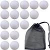 PRVCFZ 16 palline da golf da 41 mm, per allenamento per bambini al chiuso, confezione da gioco per allenatori, palline da golf vuote per allenamento in altalena, per uso domestico in giardino