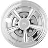 Cabilock Copri Mozzo Argento per Cerchi Carrello Golf Copertura Centro Ruota Decorativa Facile da Installare Protezione Estetica Cerchioni Auto