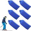 Générique Cinghie da sci 6 pezzi accessori regolabili imbottiti da sci | Fascette di trasporto per attrezzature da sci per la protezione del trasporto all'aperto e gli sciatori uomini donne