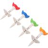 HEMOTON 4 Pezzi Set da 4 Tee da Golf Regolabili in Altezza, Multicolore in | Pratica e Campo Allenamento, Altezza Fissa del Colpo, Leggero, Uso Ripetibile