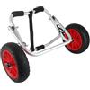 Domary Carrello da Trasporto Kayak con Ruote da 10 Pollici, Telaio | Carrello per Canoa Pieghevole, Resistente Fino a 70 Kg, Cinghia Regolabile per il Trasporto di Kayak o Canoa, Passo Ampio