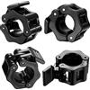 VARHHUXHA Collare a Morsetto per Bilanciere, Blocca Bilanciere 30mm, Sollevamento Pesi Bilanciere Clips Morsetto Collare, Gancio Bloccaggio Morsetti per Manubri Bilancieri