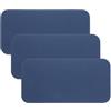 TOYANDONA 3 Pezzi Tappetino Yoga in Tpe Blu per Esercizi a Terra Casa | Supporto Uniforme, Facile da Arrotolare, Texture Unica, per Plank e Allenamento a Corpo