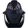 UPKOCH Bussola Marina Illuminata 12v in ABS Nera per Navigazione | Protezione Uv, per Uso Nautico, Asse Perno Gioiello, Alimentazione 12v, Finitura Nera