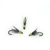 Mosche Artificiali Massimo Clini PMD No Hackle Emerger Dry Fly - 9 emergenti montate a mano, 3 per misura amo #16#18#20, Made in Italy