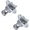 TAZIZI Tappo di tenuta per uscita marina, 2 pezzi, 25 mm | Set di tappi di scarico filettati in acciaio inossidabile 316 per apertura di scarico della barca e manutenzione della cabina