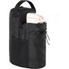 Calenxy Borsa magnetica per bottiglia d'acqua, borsa sportiva magnetica con portabottiglie, 1,5 l, con tracolla regolabile, unisex, per fitness, palestra, allenamento, Nero , 11.5 x 16 x 27 cm