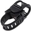 Vaguelly Supporto Torcia Bici Girevole Sgancio Rapido, Nero, 20x5x5cm | Gomma e Silicone, Morsetto per Manubrio, Angolo 360 Gradi, per Bici e Scooter