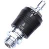 CAZSTYK Sostituzione Adattatore regolatore per Immersioni | Connettore filettato 9 / 16 con interruttori Valvole push alte prestazioni Resistente connessione rapida