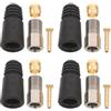 Operitacx Kit Freno Bici Idraulico -59 in Ottone per Manutenzione | Coperture Protettive in Gomma Incluse, Acciaio Inox e Pvc, per Impianto Frenante, Precisa