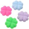 TOYANDONA 4 Pezzi Smorzatore in Silicone per Racchetta da Tennis a Forma di | Facile da Installare, Adatto alla Maggior Parte delle Racchette, Comfort Migliorato e Maggiore Precisione