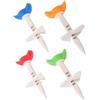 POPETPOP 4 Pezzi Tee da Golf con Altezza Regolabile per Allenamento e | Plastica Resistente Multicolore, Altezza Uniforme, Set, Uso Pratico