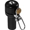 HEMOTON Campanello per Bicicletta da Manubrio 22,2mm, Rame Nero Vintage | Suono Nitido da 80 , Installazione Facile, per Bici da Strada e Montagna, Resistente alle Intemperie