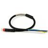 CLZDMJAT for Linkwe 910C Connettore del Cavo Motore Lato Maschio 3 + 6 Spina 36V48V750W1000W for Bicicletta elettrica 9 Pin con Molla in Acciaio e termoretraibile