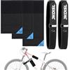 JKOISL Protezione per Telaio della Bicicletta Elettrica + Cinghie per Portabiciclette Cinghie, Accessori di Protezione per Mountain Bike, Biciclette elettriche