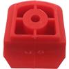 BESTOMZ Blocco Freno per Pattini a Rotelle Quad e Inline, Gomma Rossa | Reazione Veloce e Arresto Affidabile, Compatibile, per Ragazzi su Pattini Quad e Inline