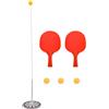 LIFKICH Dispositivo di Allenamento Elastico per Tennis Tavolo, Autoallenamento | Base Ampia, Asta Elastica e Supporto a Molla, per Casa, Adulti e Attività Genitore Figlio Colore Casuale Stile Casuale
