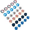TEHAUX 30 Pezzi Dardi Flights in Pet, Riflettenti Olografiche, Accessori per Freccette, per Principianti, Sport e Outdoor
