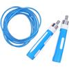TOPBATHY Corda per Saltare Cuscinetti, Allenamento Fitness per Adulti | Impugnature Ergonomiche Antiscivolo in PVC Blu, Uso Outdoor su Pavimenti, Movimento Fluido e Portatile