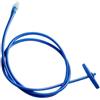 NINMORTH Tubo da snorkeling completo Dry con aletta galleggiante, boccaglio in silicone per immersioni, tubo singolo da 2 m, in plastica