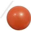 WOVEBIUS Piccola palla da pilates resistente per allenamento a casa, palestra, equilibrio, arancione, 20-25 cm