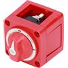 Domary Interruttore a Manopola Batteria 300A Doppio Circuito per Marini | Accensione Protetta, IP66, 4 Fili, 32 V , Picco 675 A, Adatto per Terminali M10 da 3/8 Pollici