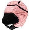 DEEPCRAFF Casco Rugby Morbido Rosa per Adulti, Allenamento e Gara | Imbottitura Traspirante in Poliestere e Spugna, Vestibilità Regolabile, Uso Multisport, Colore Rosa