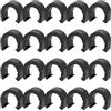 Générique Bike Cable Guide Morsetti Mountain Bicycle Brake Shift Clips 20-Pack | Set di 20 pezzi di weather-resistant bike cable guide clamps to securely organize and maintain mountain bike and road bike