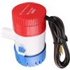 Domary Pompa di Sentina Elettrica 12V 500GPH Girante Semiaperta con | Albero in Acciaio Inossidabile, -, Anti-airlock, Adatto per Tubo da 3/4 Pollici, per in Barca o Uso Marino