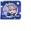 Generic 1pc Honkai: Portafoglio periferico Star Rail Gioco Periferica Stampa Pelle Portafoglio Breve PU Versione Q, Lupo d'argento, Taglia unica, Versione Q