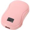 Mipcase Scaldamani Portatile Ricaricabile USB Mini con Controllo Digitale | Doppia Funzione, Design Compatto in Abs, per Campeggio All'aperto e Casa, Pratico per Donne e Uomini