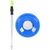 GALPADA Contenitore Magnetico da Pesca con Asta, Blu, Stabile | Piatto Singolo, Inserimento a Terra, Plastico e Acciaio Inossidabile, Uso Notturno, Supporto Affidabile