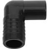 TOYANDONA Connettore Scarico Pompa 360° 26,5mm Nero ABS | Impianti Idraulici Nautici e Imbarcazioni, Angolo 90 Gradi, Flusso Regolare, Struttura Salvaspazio