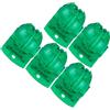 Luxshiny 5 Pezzi Marcatore di Golf in Plastica Verde, Strumento Allineamento | Disegno a Morsetto, Traccia Linee Facilità, Leggero e Portatile, per Marcatura Sul Campo