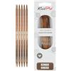 KnitPro Aghi a doppia punta Ginger Cubics 15 cm (6) - 5,00 mm US 8